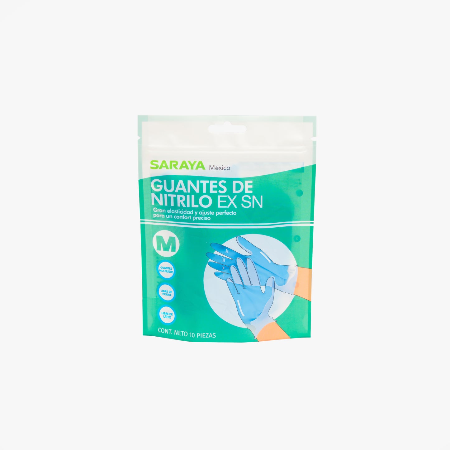 Caja de 25 bolsas de guantes (10 piezas por bolsa)